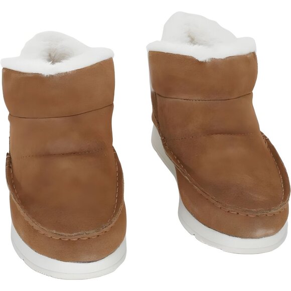 Sperry Women's Mocsider Bootie Winter Boot in Tan, Size 5 - Picture 1 of 6